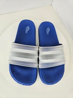 Kamik Men's Slide Sandals Size 8 Blue White